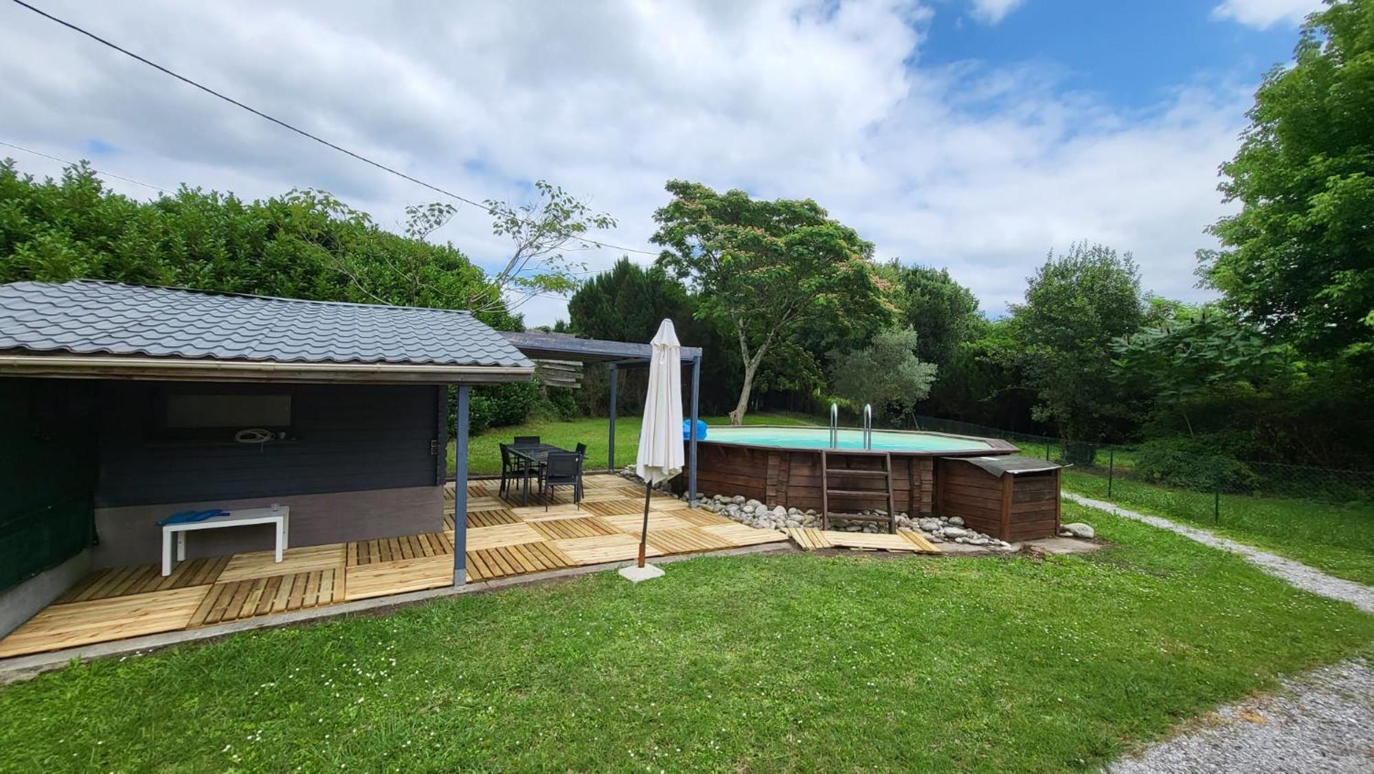 Maison 3 Chambres Avec Piscine Josse Exterior foto
